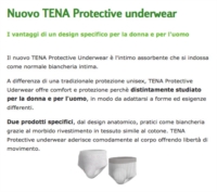 Tena Linea Unisex Incontinenza Assorbenti Con Barriera 30 Pannoloni